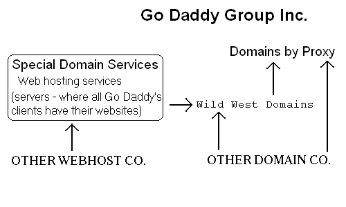 structure of Go Daddy corporation